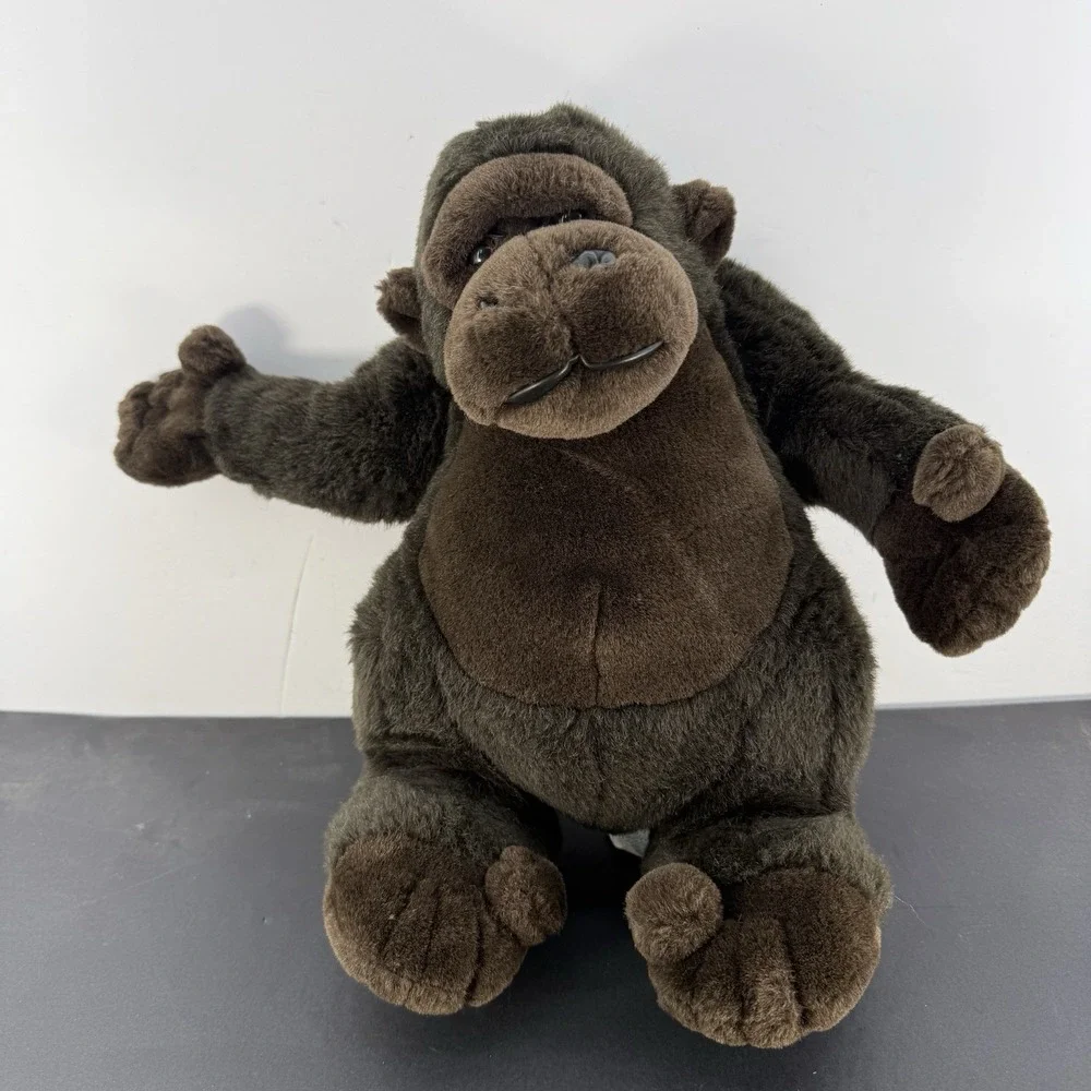 VTG Kids of America Corp Gorilla Plush Brown Monkey EUC